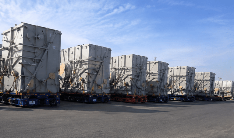 Intermediate Handling, Reloading & Transportation of Compressor Skids & Coolers
