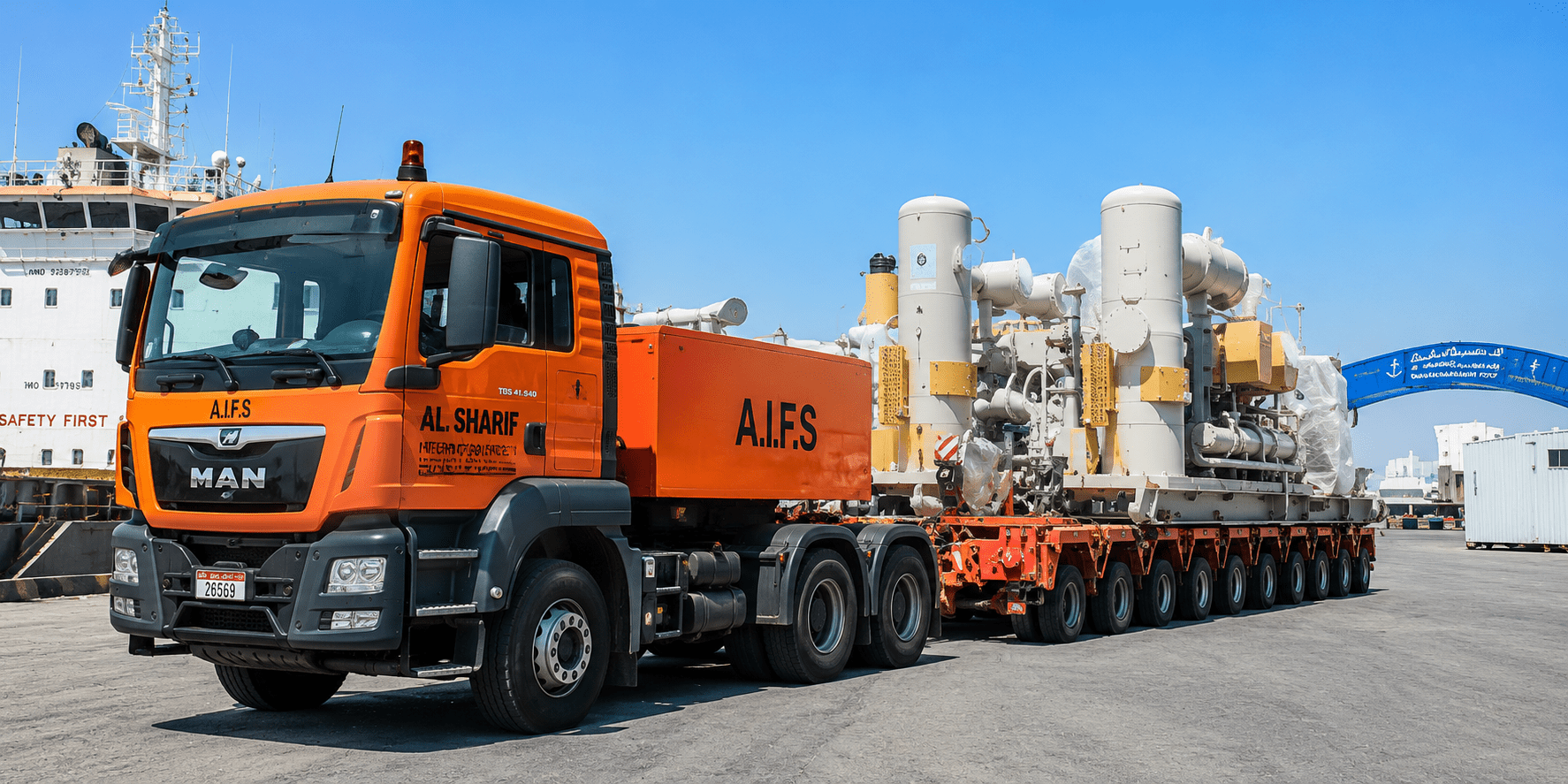 Intermediate Handling & Transportation of Compressor Skids & Coolers